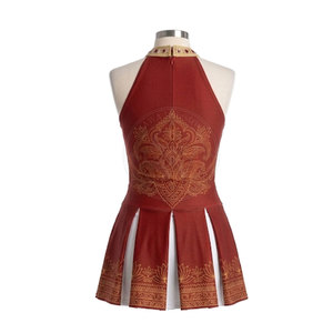 ชุดเชียร์ลีดเดอร์โพลีเอสเตอร์แบบซับลิเมชั่น ดีไซน์ทันสมัย ชุดทีมสั่งทำพิเศษ เนื้อผ้าเบาสบาย ทนทาน ยืดหยุ่นได้ ใส่สบายตลอดวัน - Product Image 4