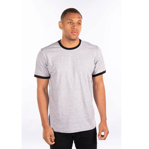 Camiseta Personalizable de Cuello Redondo con Ribete en Contraste, Ideal para un Estilo Vintage, Ligera, 100% Algodón de Primera Calidad - Product Image 6