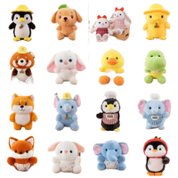 Mesin Cakar Mini 10 15 20 30cm 4 7 8 inci, Mainan Boneka Plush Kartun Anime, Permainan Arcade untuk Hadiah Ulang Tahun Anak