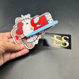 도매 제조업체 Hello Kitty 속눈썹 타일 핀셋 사용자 정의 로고 속눈썹 미용 자석 지속 가능한 미용 도구 OEM - Product Image 2