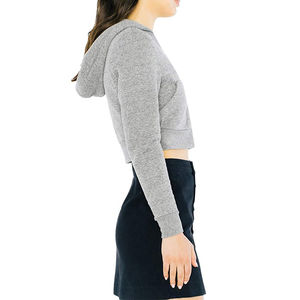 Anti-boulochage lavé Colla à la mode Streetwear femmes 100% coton hiver récolte polaire sweat à capuche à la mode sweats à capuche - Product Image 6