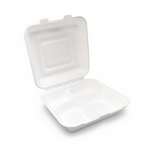 Contenitore per Pranzo Usa e Getta a 3 Scomparti da 10 Pollici - Product Image 2