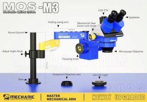 Microscopio <span class=keywords><strong>Digital</strong></span> mecánico MOS300 1:7.5 aumento 6X-45X microscopio electrónico estéreo Cámara Puerto USB para teléfonos - Product Image 4