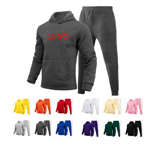 ชุดวอร์มสำหรับผู้ชายทรงหลวมมีฮู้ดโอเวอร์ไซส์ผลิตตามสั่ง - Product Image 6