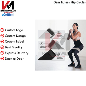 สายรัดสะโพกซับเหงื่อสุดหวานและผ้ากันลื่นแบบพรีเมี่ยมสายรัดเอวสำหรับออกกำลังกายเต็มตัวมี3ระดับความต้านทาน - Product Image 4