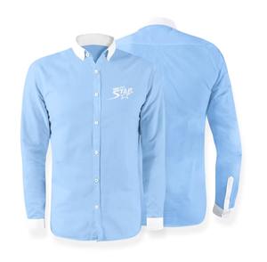 ชุดเดรสลายดอกไม้สำหรับผู้ชาย,เสื้อเชิ้ตแขนยาวมีกระดุมคอปกแบบกำหนดเอง - Product Image 4