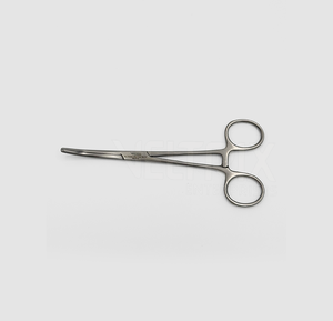 คีมผ่าตัดสแตนเลสสตีลแบบแมนนวลระดับพรีเมี่ยมมีคีมหนีบสำหรับผ่าตัดแบบโค้ง16ซม. - Product Image 4