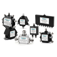 XINQY 2 3 4 6 8 10 Répartiteur RF 12 voies 50 Ohm Connecteurs SMA N TNC BNC 2.92mm pour la communication sans fil et les stations de base