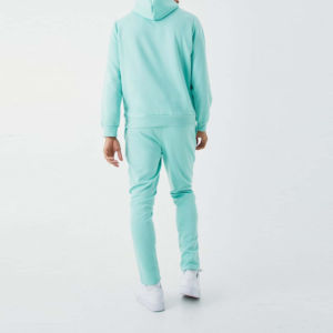 Meilleur Sweat à capuche unisexe en coton biologique Ensemble de survêtement pour hommes avec imprimé personnalisé Joggers à capuche pour l'hiver - Product Image 4