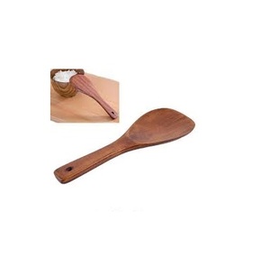 Cuillère à riz en bois d'acacia et cuillère de cuisson en bois naturel écologique Ustensiles de cuisine Cuillère à riz en bois - Product Image 1