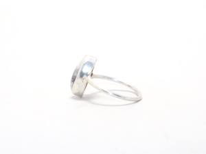 Anillo de piedras preciosas de Plata de Ley 925 de alta calidad, conjunto de bisel de howlita Vintage hecho a mano, venta directa de fábrica al por mayor para joyería saludable - Product Image 5