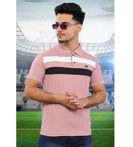 Camiseta de media manga con diseño de cuello moderno para hombre con diseño relajado y de fácil ajuste - Product Image 1