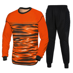 Maillots de gardien de but pour hommes, vente en gros, uniformes de gardien de but pour hommes, costumes à manches longues personnalisés, vêtements de gardien de but sublimés - Product Image 4
