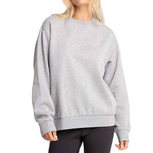 2025 nouveau automne hiver surdimensionné col rond respirant sweat personnalisé imprimé femmes pull Hip Hop confortable sweats - Product Image 1