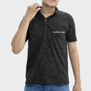 Polo en coton à manches courtes pour homme en coupe classique/Polo uni à manches courtes classique pour homme - Product Image 4