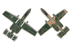 Pièce de monnaie commémorative personnalisée en forme d'avion 3D, design F-18 Hornet et Boeing 707, en alliage de zinc, impression UV, style antique traditionnel - Product Image 4