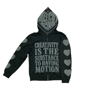 Sudadera con Capucha para Hombre OEM, 100% Algodón, Manga Regular, Logotipo Personalizado Impreso, Sudadera con Capucha con Estampado Puff para Hombre - Product Image 1