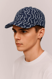 Casquette de baseball unisexe à motif abstrait, nouveau design avec impression jacquard artistique cool pour un usage quotidien, mode streetwear élégante - Product Image 3