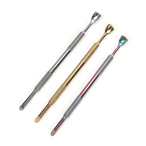 Manicure Stainless Steel Nail Pusher Gel Nail Polish Remover <b>Tools</b> Nail Cuticle Pusher Staleks - Product Image 1