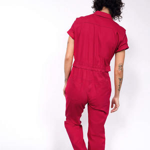 Combinaison de vêtements de travail brodée et personnalisée pour femmes avec impression de logo Vêtements de protection de sécurité durables Fabricant d'usine OEM - Product Image 2