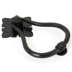 Vente en gros de heurtoir de porte d'entrée en fonte de style français antique, revêtement en poudre noire avec aluminium et laiton - Product Image 4