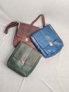 Latest Designer Full Grain Travel Shoulder <b>Bag</b> Genuine Crunch Leather <b>Messenger</b> <b>Bag</b> Designer Small Crossbody <b>Bag</b> for <b>Men</b> - Product Image 2
