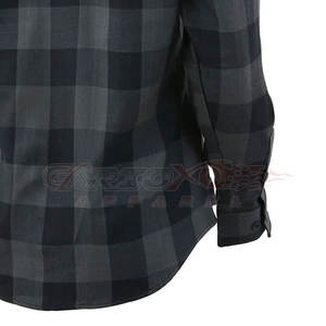 Chemise blindée en flanelle de moto de qualité supérieure Chemise de protection entièrement doublée - Product Image 6