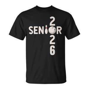 Camiseta Promocional para la Clase de Graduación de Jugadores de Boliche Senior 2026, para Futuros Estrellas - Product Image 1