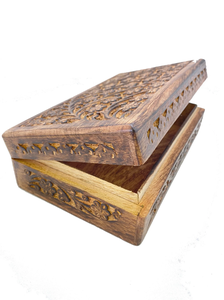 Nouvelle boîte de rangement sculptée florale organisateur de bijoux personnalisé en gros pour l'organisation de stockage de bureau de cuisine à domicile de haute qualité - Product Image 2