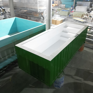 Piscines à conteneurs robustes pour la maison Piscines à conteneurs en fibre de verre de 20 et 40 pieds En vente piscine robuste - Product Image 4