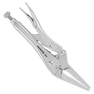 <b>Long</b> <b>Nose</b> Locking Pliers 9 Inch Heavy Duty Stainless Steel Professional Precision Grip Clamping Bending with Lifetime Warranty - Product Image 3