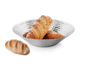 Premium Quality <b>Stainless</b> <b>Steel</b> Hammered Serving <b>Bowl</b> with Elegant Dining and Food Presentation Tray for Parties Salads - Product Image 5