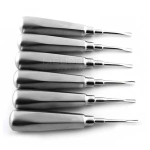 ชุดลิฟต์ทำฟันทำจากสแตนเลสแบบแมนนวลสำหรับการใช้งานระดับมืออาชีพน้ำหนักเบาสามารถนำกลับมาใช้ใหม่ได้และเป็นมิตรกับสิ่งแวดล้อม - Product Image 3