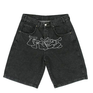 Short en jean personnalisé OEM pour hommes Design léger et extensible pour l'été Streetwear Fashion Eco-Friendly Casual Style Short - Product Image 1