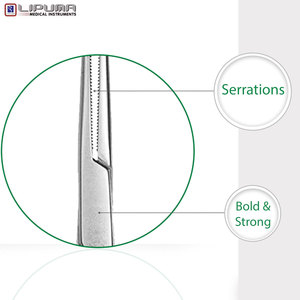 Bonitos fórceps Kelly de venta, el mejor diseño, instrumentos quirúrgicos artesanales duraderos curvos de 10 pulgadas, precio al por mayor, profesionales médicos - Product Image 5