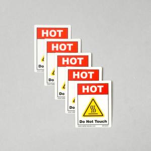 Etiqueta de Advertencia de Seguridad Resistente al Calor e Impermeable, Etiqueta de Concienciación sobre Riesgos Generales para Maquinaria Industrial - Product Image 3