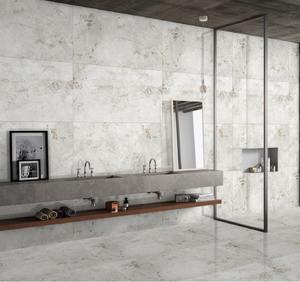 Collection Gris Carreaux en porcelaine polis vitrifiés antidérapants sur mesure Épaisseur 600X1200mm pour école Hôtel Villa Maison Salle de bain - Product Image 1