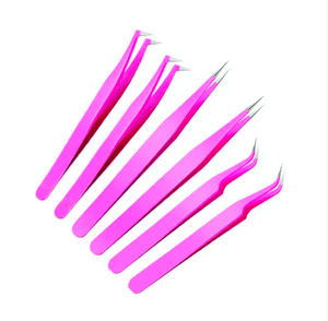 ชุดแหนบสำหรับขนตา6ชิ้นอุปกรณ์ความงามตามสั่ง - Product Image 1