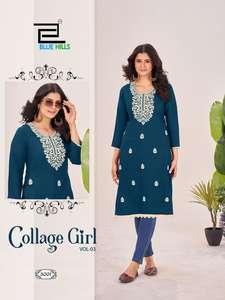 Kurtis Maruti Fashion pour femmes, en rayonne lourde de 14 kg, brodés et imprimés numériquement, pour mariage ou tenue traditionnelle, toutes tailles M à 5XL, style indien - Product Image 2