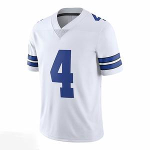 Camiseta de Fútbol Americano Personalizada de Fábrica para Hombre, de Malla, Manga Corta, Estampada, Transpirable, Talla Grande, Venta al Por Mayor - Product Image 3