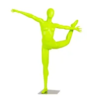 Vente en gros de mannequin de sport en fibre de verre grande taille pour homme, support de mannequin de basket-ball, motif musculaire de style assis