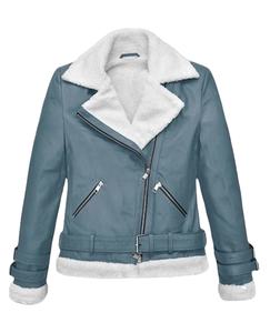 <b>Women</b> <b>Leather</b> Fur <b>Bomber</b> <b>Jacket</b> Elegant <b>Women's</b> Cowhide PU <b>Jacket</b> High Quality Wholesale Motorcycle <b>Leather</b> <b>Jacket</b> Supplier - Product Image 1