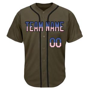 Nom de l'équipe de Sublimation personnalisée avec numéro maillot de Baseball fabriqué par Wings trading au Pakistan - Product Image 3