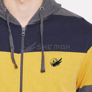 OEM servicio al por mayor mejor diseño hombres cremallera sudaderas con capucha ligero color sólido hombres cremallera sudaderas con capucha - Product Image 5