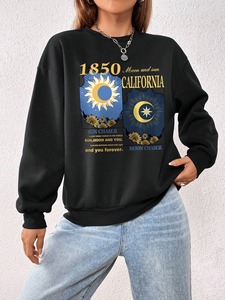 Sudadera con capucha de algodón 100% para mujer, Sudadera ligera de Color sólido con logotipo personalizado, sudadera térmica informal, Top - Product Image 5