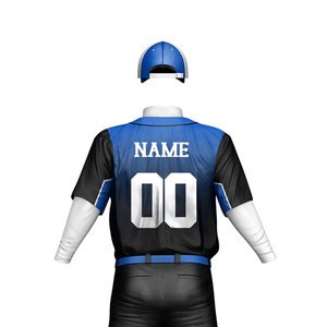 Venta caliente ropa deportiva uniforme de béisbol para entrenamiento al por mayor mejor calidad logotipo personalizado sublimación conjunto de Jersey de béisbol - Product Image 6