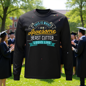 Maglietta a maniche lunghe da cuoco per adulti, unisex, girocollo, per il servizio di ristorazione, maglietta di apprezzamento. - Product Image 3