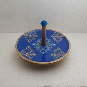 Elegant <b>Resin</b> Cake Stand Perfect for Weddings Birthdays & Dessert Tables Handmade <b>Epoxy</b> <b>Resin</b> Cake Stand with Cake Server - Product Image 5