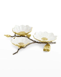 Nouveau bol décoratif antique en acier inoxydable et laiton pour servir des fruits - Product Image 2
