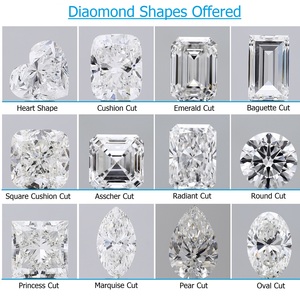 Diamante sintético cultivado en laboratorio de corte brillante Esmeralda blanca 1,25 Cts D Color HPHT CVD VVS2 IGI GIA diamante certificado para uso en joyería - Product Image 4